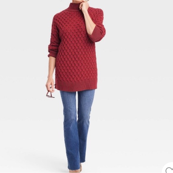 Knox Rose Women’s Mock Turtleneck Sweater NWT - Picture 2 of 3